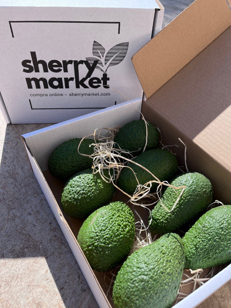 Caja de envio de aguacates hass